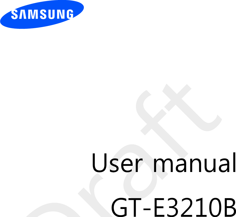  User manualGT-E3210B