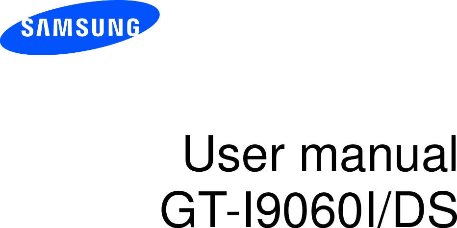          User manual GT-I9060I/DS           