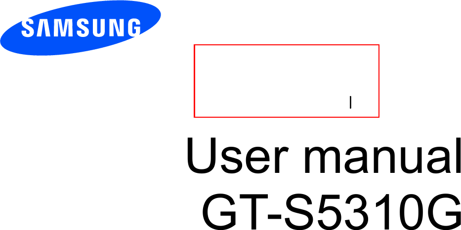        User manual GT-S5310G           l  