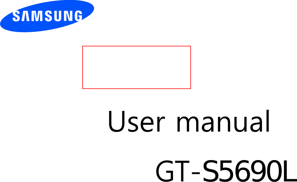          User manual GT-S5690L       