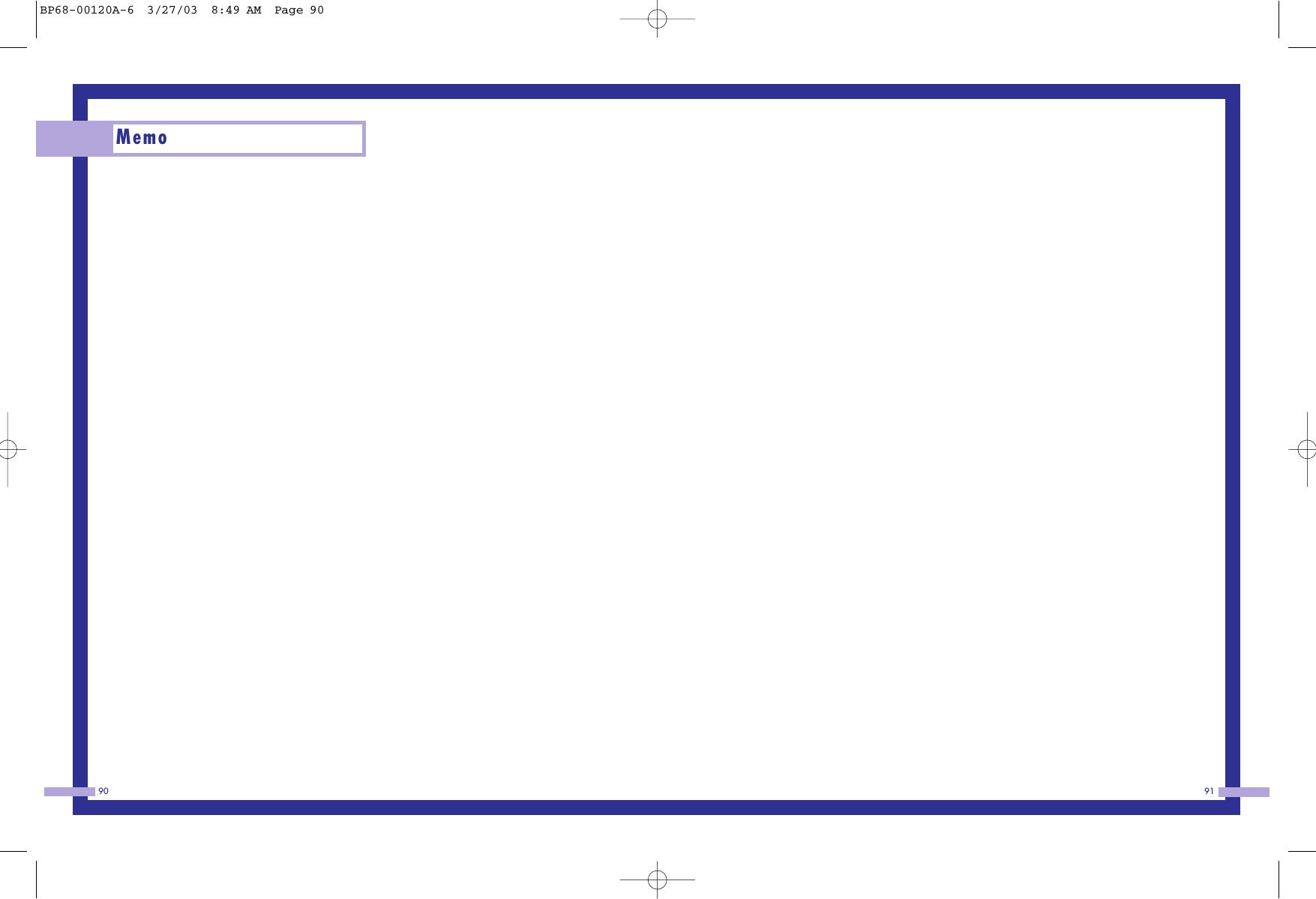91Memo90BP68-00120A-6  3/27/03  8:49 AM  Page 90
