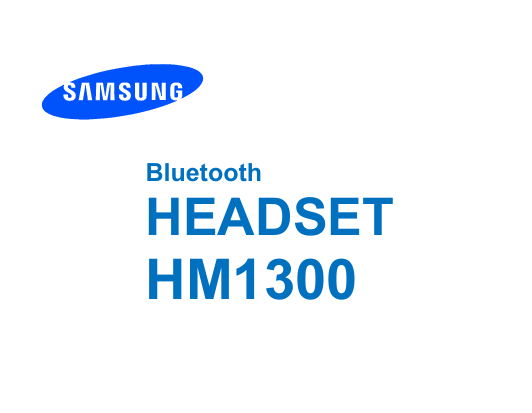 BluetoothHEADSETHM1300