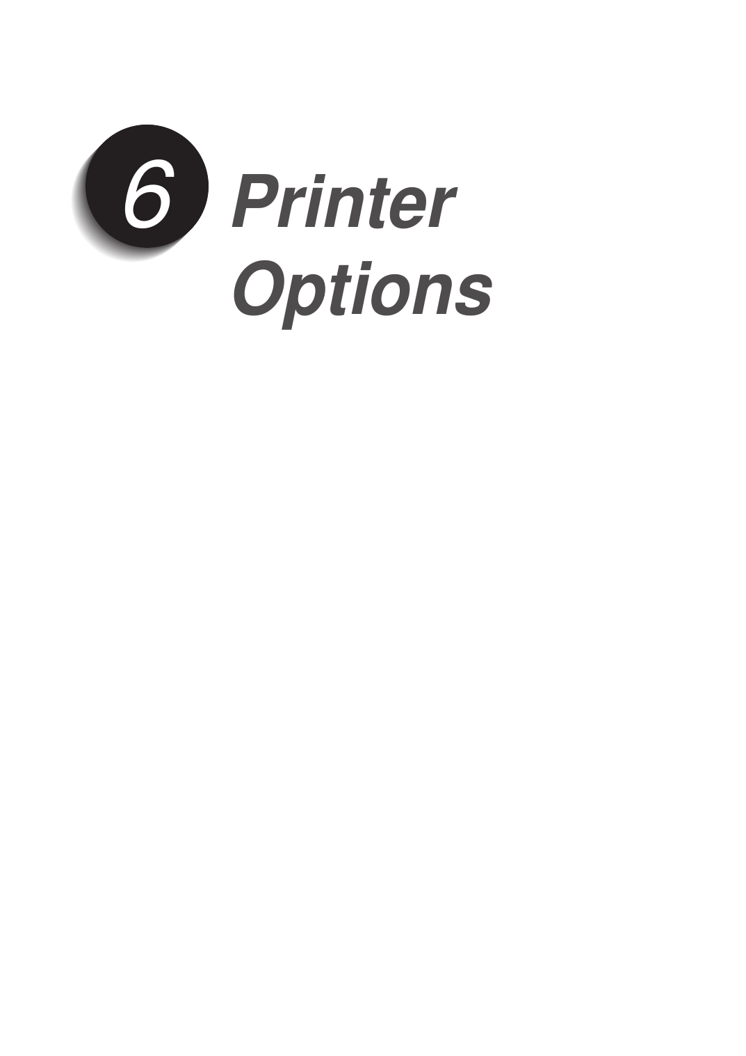PrinterOptions6