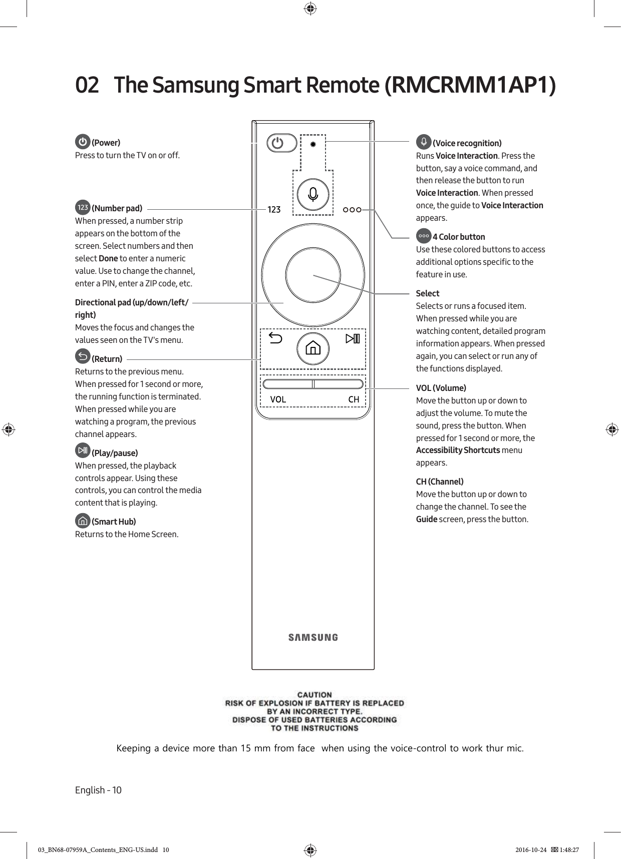 Samsung Smart Remote Control Manual