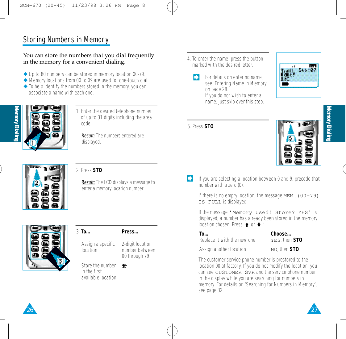 Page 14 of Samsung Electronics Co SCH670 CELLULAR CDMA PHONE (SINGLE-MODE) User Manual 670