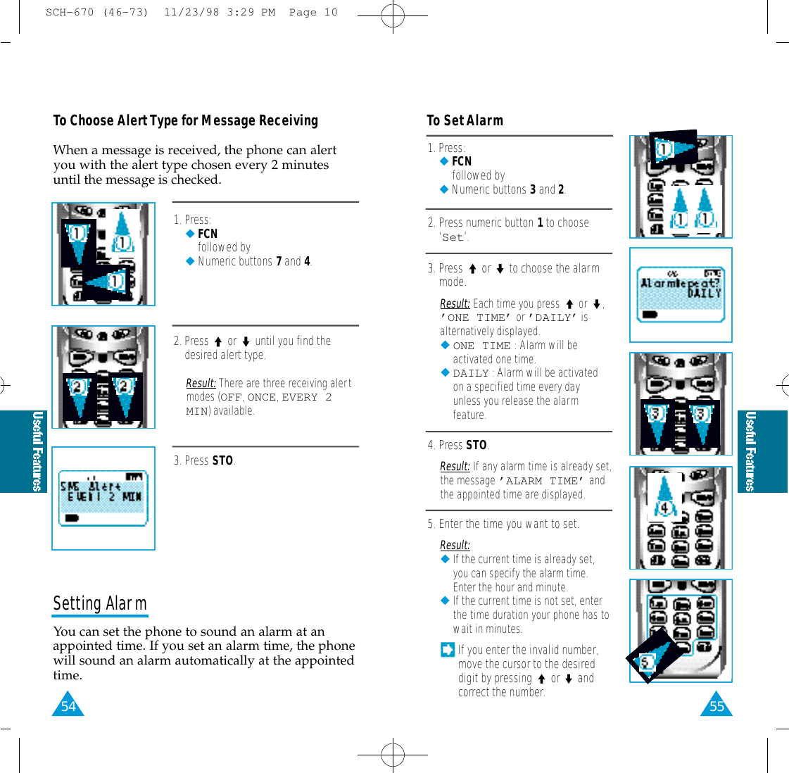 Page 28 of Samsung Electronics Co SCH670 CELLULAR CDMA PHONE (SINGLE-MODE) User Manual 670