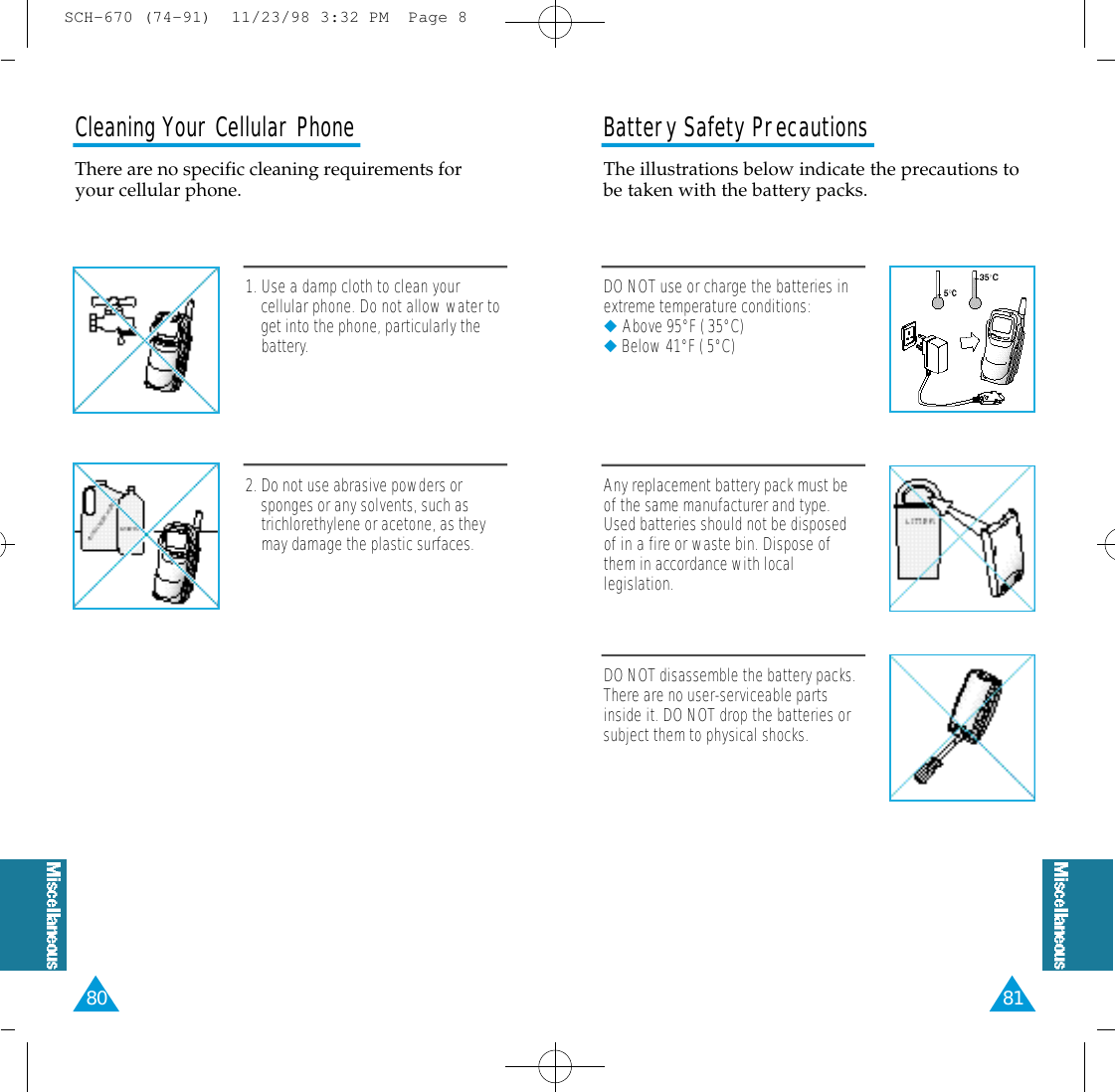 Page 41 of Samsung Electronics Co SCH670 CELLULAR CDMA PHONE (SINGLE-MODE) User Manual 670