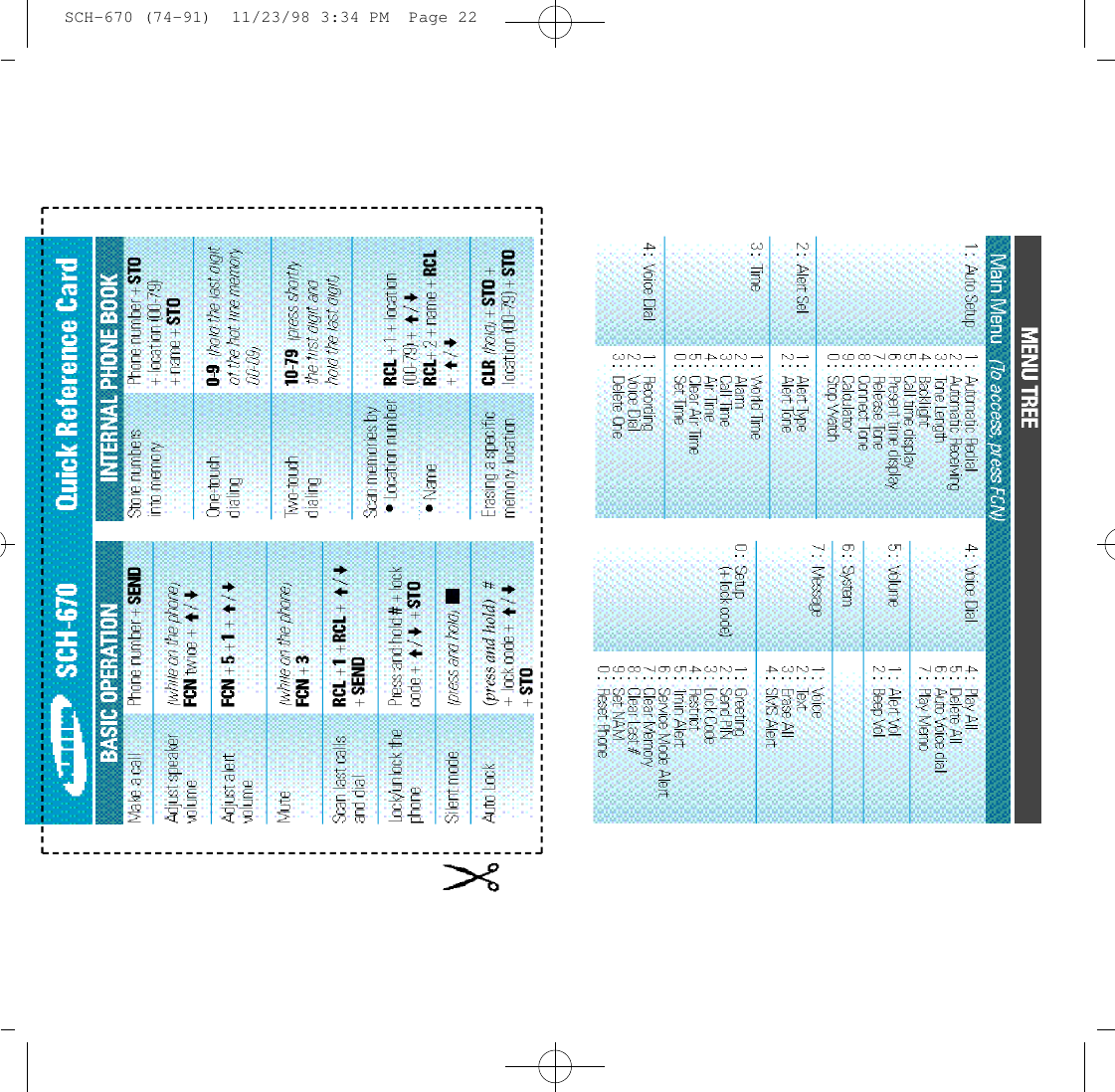 Page 48 of Samsung Electronics Co SCH670 CELLULAR CDMA PHONE (SINGLE-MODE) User Manual 670
