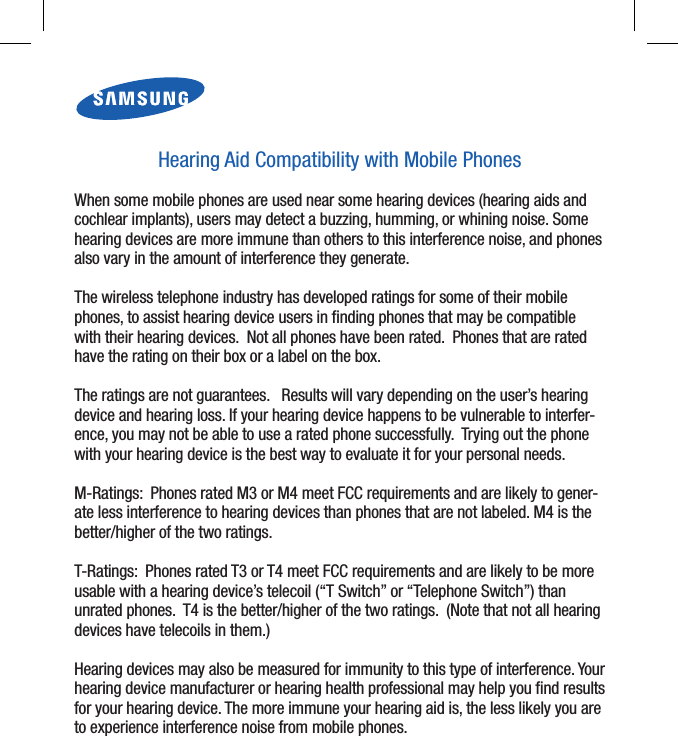 Page 40 of Samsung Electronics Co SCHI405U Portable Handset with Multi-band CDMA/LTE, WLAN and Bluetooth User Manual