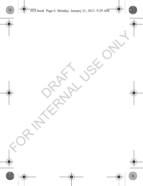 i925.book Page 6 Monday, January 21, 2013 9:29 AMDRAFT FOR INTERNAL USE ONLY