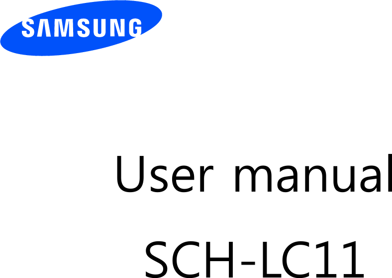        User manual SCH-LC11    