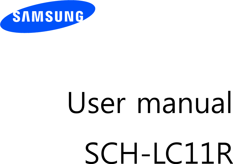        User manual SCH-LC11R    