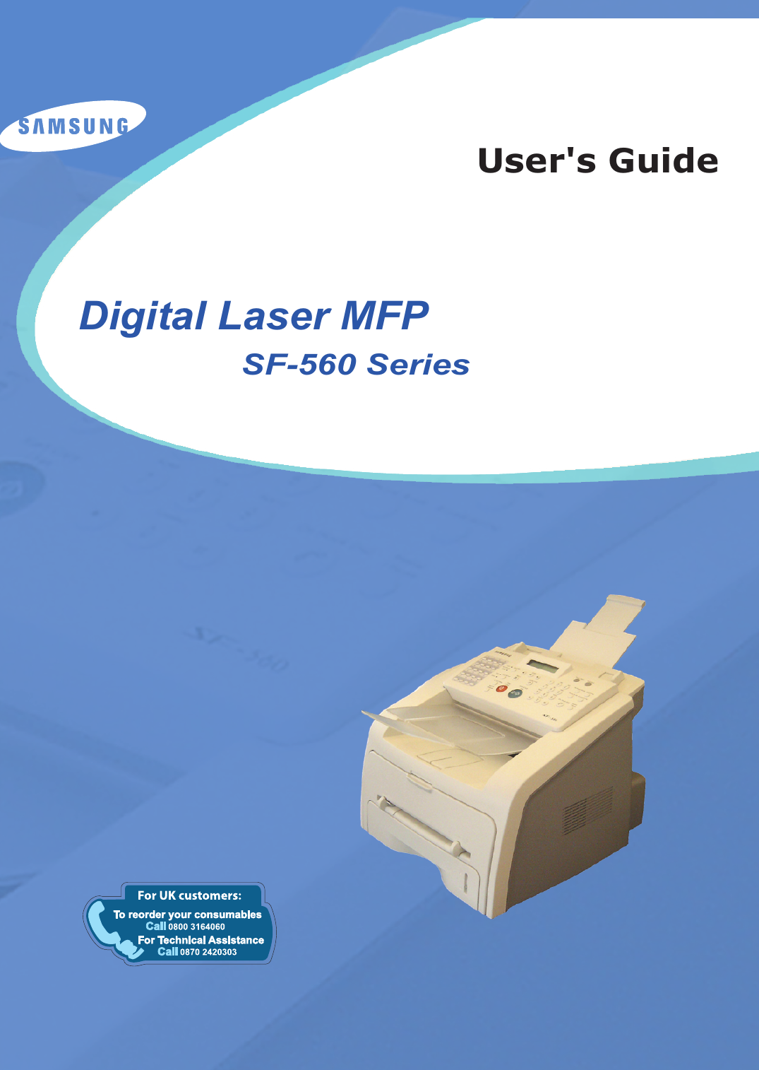   Digital Laser MFPSF-560 SeriesUser&apos;s Guide