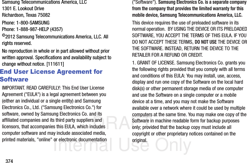 Page 110 of Samsung Electronics Co SGHM919 Multi-band WCDMA/GSM/EDGE/LTE Phone with WLAN, Bluetooth and RFID User Manual T Mobile SGH M919 Samsung Galaxy S 4