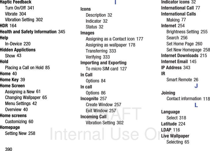 Page 126 of Samsung Electronics Co SGHM919 Multi-band WCDMA/GSM/EDGE/LTE Phone with WLAN, Bluetooth and RFID User Manual T Mobile SGH M919 Samsung Galaxy S 4