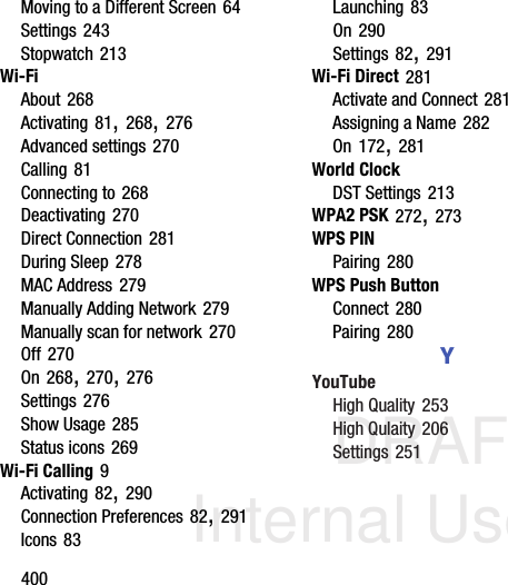 Page 136 of Samsung Electronics Co SGHM919 Multi-band WCDMA/GSM/EDGE/LTE Phone with WLAN, Bluetooth and RFID User Manual T Mobile SGH M919 Samsung Galaxy S 4