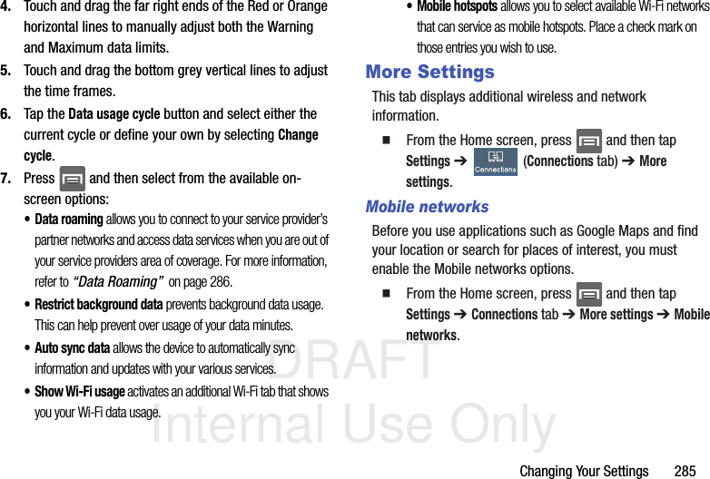 Page 21 of Samsung Electronics Co SGHM919 Multi-band WCDMA/GSM/EDGE/LTE Phone with WLAN, Bluetooth and RFID User Manual T Mobile SGH M919 Samsung Galaxy S 4