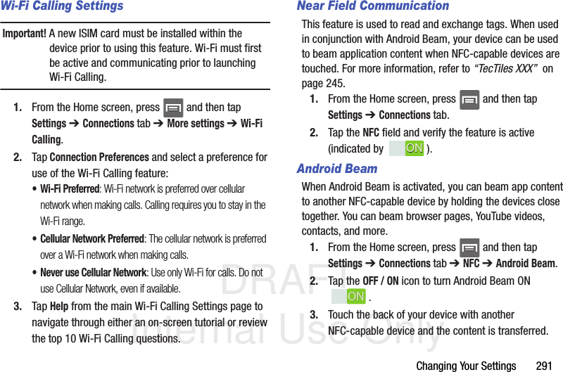 Page 27 of Samsung Electronics Co SGHM919 Multi-band WCDMA/GSM/EDGE/LTE Phone with WLAN, Bluetooth and RFID User Manual T Mobile SGH M919 Samsung Galaxy S 4