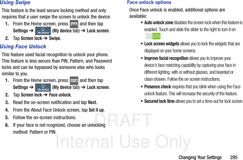 Page 31 of Samsung Electronics Co SGHM919 Multi-band WCDMA/GSM/EDGE/LTE Phone with WLAN, Bluetooth and RFID User Manual T Mobile SGH M919 Samsung Galaxy S 4