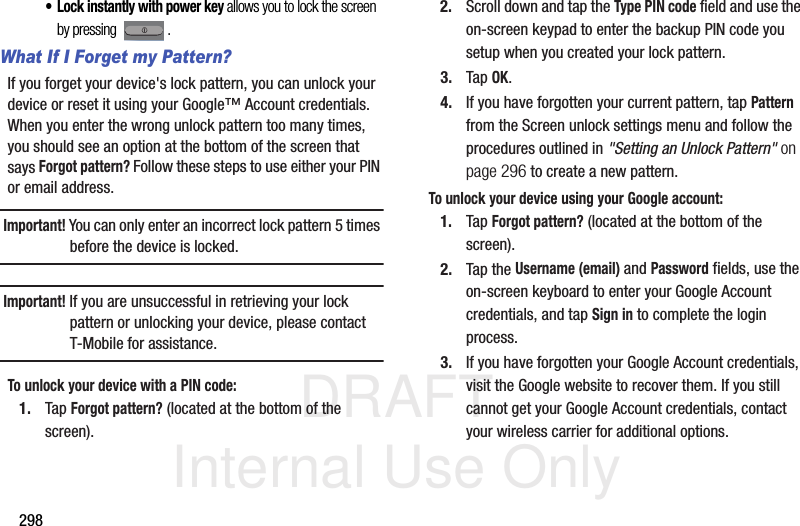 Page 34 of Samsung Electronics Co SGHM919 Multi-band WCDMA/GSM/EDGE/LTE Phone with WLAN, Bluetooth and RFID User Manual T Mobile SGH M919 Samsung Galaxy S 4