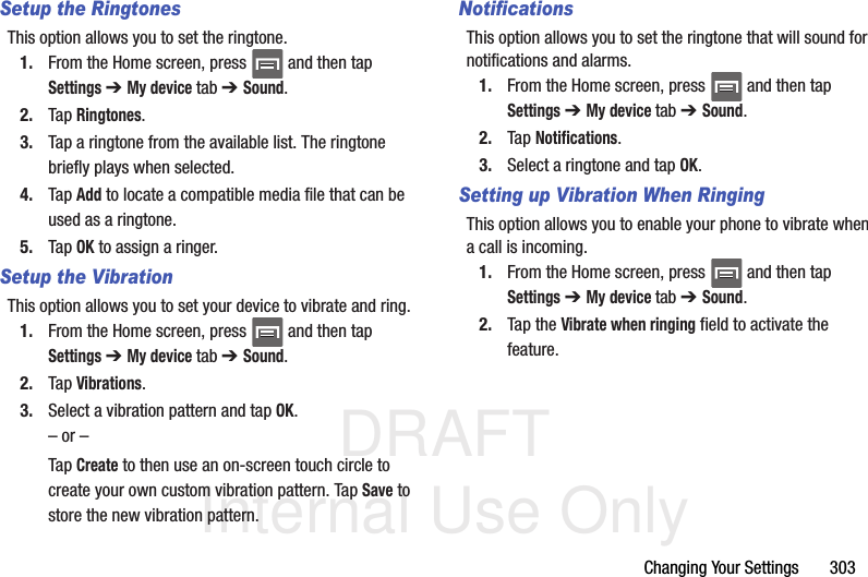 Page 39 of Samsung Electronics Co SGHM919 Multi-band WCDMA/GSM/EDGE/LTE Phone with WLAN, Bluetooth and RFID User Manual T Mobile SGH M919 Samsung Galaxy S 4