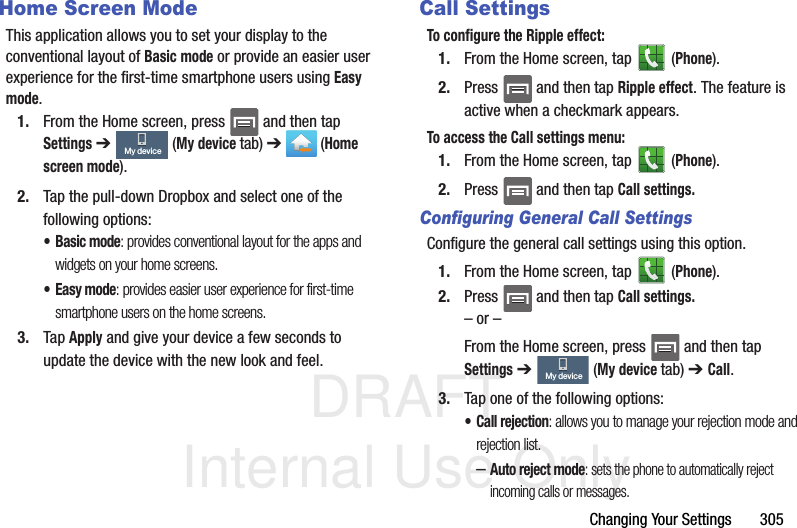 Page 41 of Samsung Electronics Co SGHM919 Multi-band WCDMA/GSM/EDGE/LTE Phone with WLAN, Bluetooth and RFID User Manual T Mobile SGH M919 Samsung Galaxy S 4