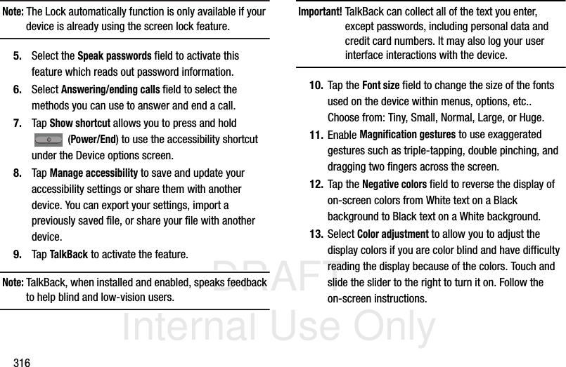 Page 52 of Samsung Electronics Co SGHM919 Multi-band WCDMA/GSM/EDGE/LTE Phone with WLAN, Bluetooth and RFID User Manual T Mobile SGH M919 Samsung Galaxy S 4