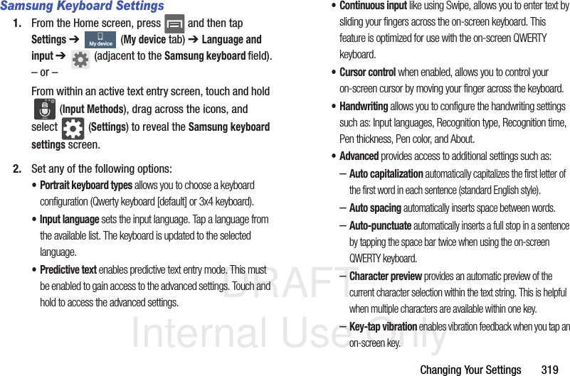 Page 55 of Samsung Electronics Co SGHM919 Multi-band WCDMA/GSM/EDGE/LTE Phone with WLAN, Bluetooth and RFID User Manual T Mobile SGH M919 Samsung Galaxy S 4