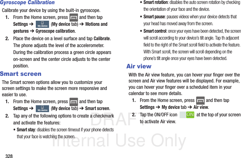 Page 64 of Samsung Electronics Co SGHM919 Multi-band WCDMA/GSM/EDGE/LTE Phone with WLAN, Bluetooth and RFID User Manual T Mobile SGH M919 Samsung Galaxy S 4