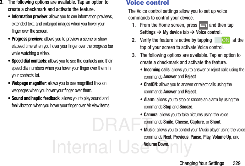 Page 65 of Samsung Electronics Co SGHM919 Multi-band WCDMA/GSM/EDGE/LTE Phone with WLAN, Bluetooth and RFID User Manual T Mobile SGH M919 Samsung Galaxy S 4