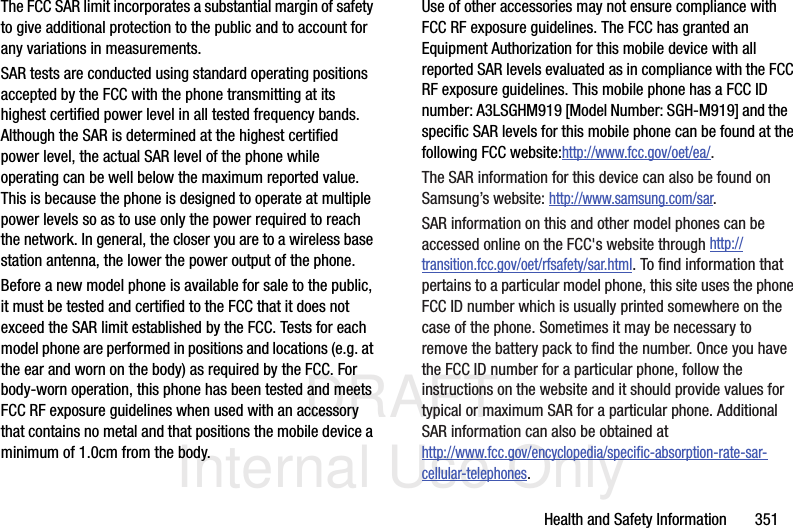 Page 87 of Samsung Electronics Co SGHM919 Multi-band WCDMA/GSM/EDGE/LTE Phone with WLAN, Bluetooth and RFID User Manual T Mobile SGH M919 Samsung Galaxy S 4