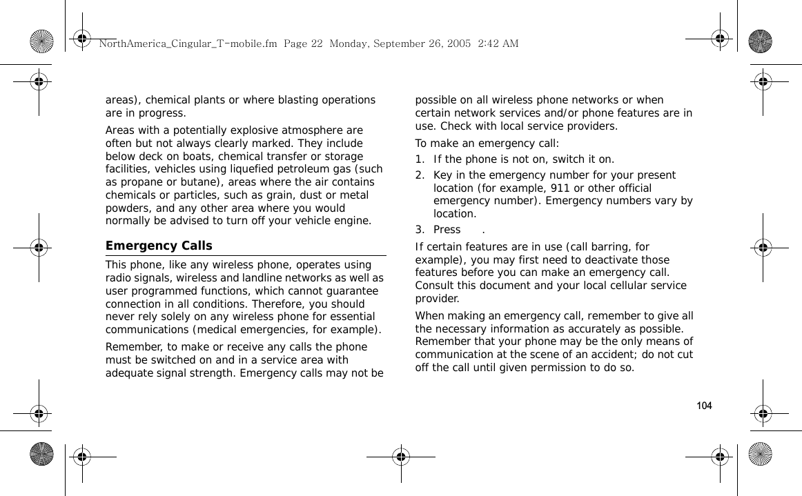 Page 127 of Samsung Electronics Co SGHZ710 Single-Band PCS GSM Phone with Bluetooth User Manual 