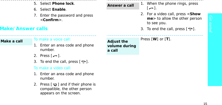 Page 18 of Samsung Electronics Co SGHZ710 Single-Band PCS GSM Phone with Bluetooth User Manual 