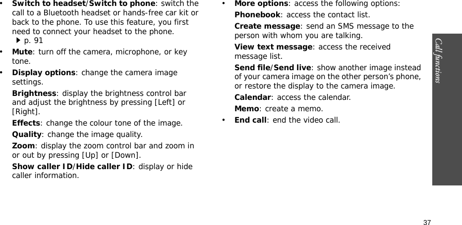 Page 40 of Samsung Electronics Co SGHZ710 Single-Band PCS GSM Phone with Bluetooth User Manual 