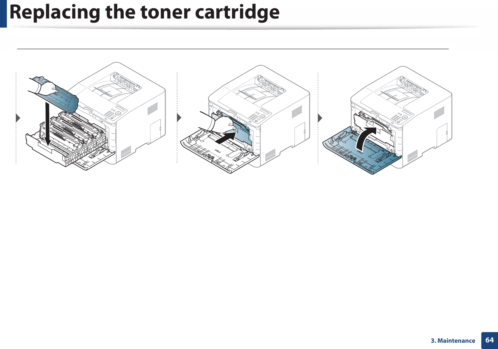 Replacing the toner cartridge643. Maintenance