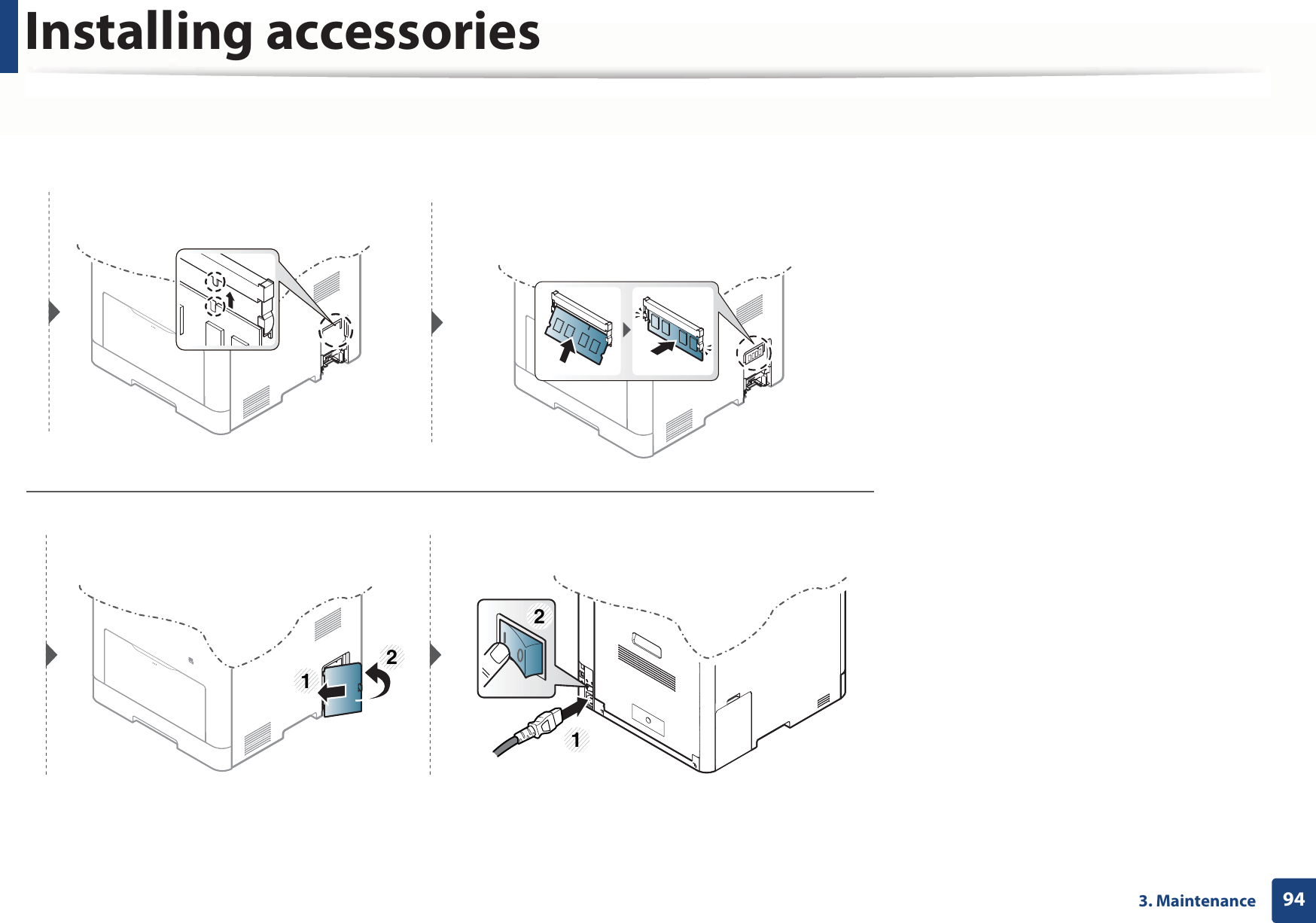 Installing accessories943. Maintenance1212