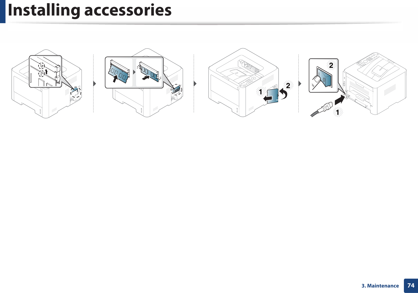 Installing accessories743. Maintenance2121