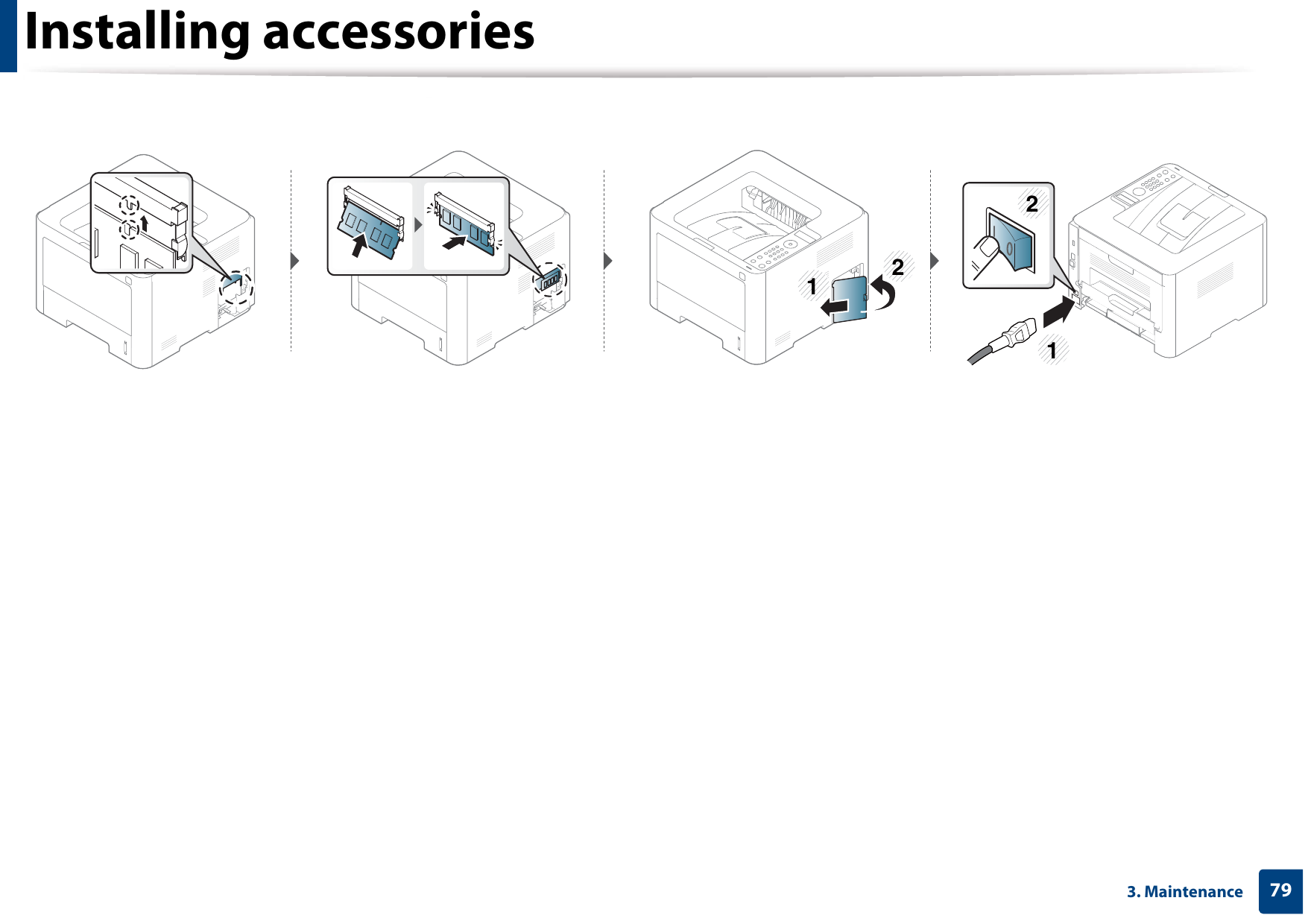 Installing accessories793. Maintenance2121