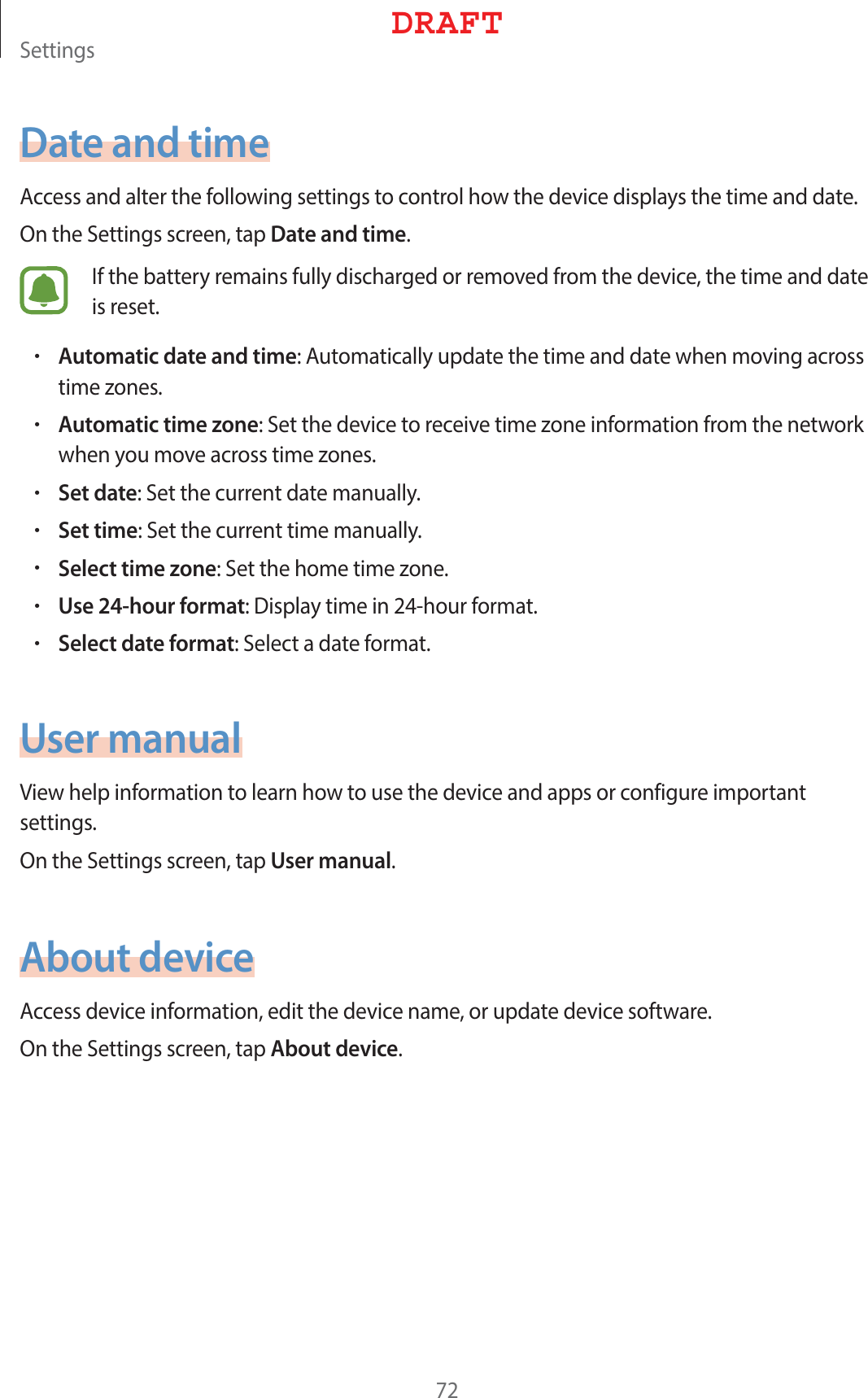 4FUUJOHTDate and time&quot;DDFTTBOEBMUFSUIFGPMMPXJOHTFUUJOHTUPDPOUSPMIPXUIFEFWJDFEJTQMBZTUIFUJNFBOEEBUF0OUIF4FUUJOHTTDSFFOUBQDate and time*GUIFCBUUFSZSFNBJOTGVMMZEJTDIBSHFEPSSFNPWFEGSPNUIFEFWJDFUIFUJNFBOEEBUFJTSFTFUrAutomatic date and time&quot;VUPNBUJDBMMZVQEBUFUIFUJNFBOEEBUFXIFONPWJOHBDSPTTUJNF[POFTrAutomatic time zone4FUUIFEFWJDFUPSFDFJWFUJNF[POFJOGPSNBUJPOGSPNUIFOFUXPSLXIFOZPVNPWFBDSPTTUJNF[POFTrSet date4FUUIFDVSSFOUEBUFNBOVBMMZrSet time4FUUIFDVSSFOUUJNFNBOVBMMZrSelect time zone4FUUIFIPNFUJNF[POFrUse 24-hour format%JTQMBZUJNFJOIPVSGPSNBUrSelect date format4FMFDUBEBUFGPSNBUUser manual7JFXIFMQJOGPSNBUJPOUPMFBSOIPXUPVTFUIFEFWJDFBOEBQQTPSDPOGJHVSFJNQPSUBOUTFUUJOHT0OUIF4FUUJOHTTDSFFOUBQUser manualAbout device&quot;DDFTTEFWJDFJOGPSNBUJPOFEJUUIFEFWJDFOBNFPSVQEBUFEFWJDFTPGUXBSF0OUIF4FUUJOHTTDSFFOUBQAbout device%3&quot;&apos;5