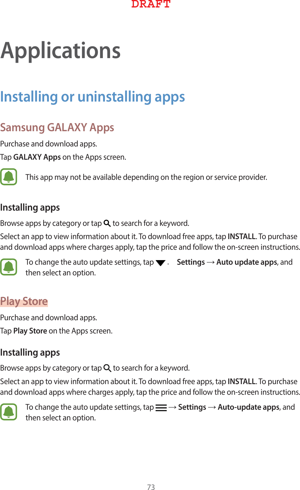 ApplicationsInstalling or uninstalling appsSamsung GALAXY Apps1VSDIBTFBOEEPXOMPBEBQQT5BQGALAXY AppsPOUIF&quot;QQTTDSFFO5IJTBQQNBZOPUCFBWBJMBCMFEFQFOEJOHPOUIFSFHJPOPSTFSWJDFQSPWJEFSInstalling apps#SPXTFBQQTCZDBUFHPSZPSUBQ UPTFBSDIGPSBLFZXPSE4FMFDUBOBQQUPWJFXJOGPSNBUJPOBCPVUJU5PEPXOMPBEGSFFBQQTUBQINSTALL5PQVSDIBTFBOEEPXOMPBEBQQTXIFSFDIBSHFTBQQMZUBQUIFQSJDFBOEGPMMPXUIFPOTDSFFOJOTUSVDUJPOT5PDIBOHFUIFBVUPVQEBUFTFUUJOHTUBQ .Settings→Auto update appsBOEUIFOTFMFDUBOPQUJPOPlay Store1VSDIBTFBOEEPXOMPBEBQQT5BQPlay StorePOUIF&quot;QQTTDSFFOInstalling apps#SPXTFBQQTCZDBUFHPSZPSUBQ UPTFBSDIGPSBLFZXPSE4FMFDUBOBQQUPWJFXJOGPSNBUJPOBCPVUJU5PEPXOMPBEGSFFBQQTUBQINSTALL5PQVSDIBTFBOEEPXOMPBEBQQTXIFSFDIBSHFTBQQMZUBQUIFQSJDFBOEGPMMPXUIFPOTDSFFOJOTUSVDUJPOT5PDIBOHFUIFBVUPVQEBUFTFUUJOHTUBQ →Settings→Auto-update appsBOEUIFOTFMFDUBOPQUJPO%3&quot;&apos;5