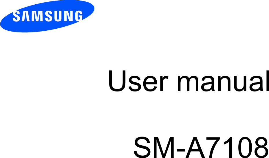       User manual  SM-A7108       
