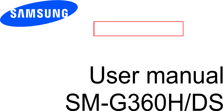          User manual SM-G360H/DS            