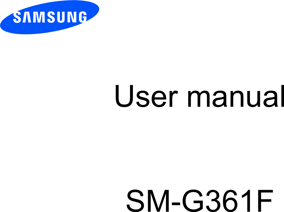 User manual SM-G361F