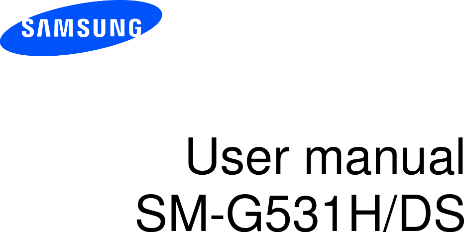          User manual SM-G531H/DS            