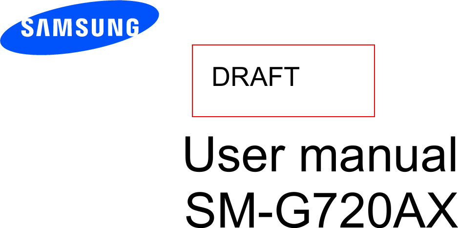 User manual SM-G720AX DRAFT
