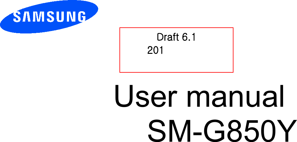User manual SM-G850YDraft 6.1 201[TW]T18 Only for Approval This device is capable of operating in Wi-Fi mode  in the 2.4 and 5 GHz bands.   The FCC requires that devices operating within 5.15-5.25 GHz may only be used indoors, not outside, in order to avoid interference with MobileSatellite Services (MSS).    Therefore, do not use this device outside as a Wi-Fi hotspot or  in Wi-Fi Direct mode outside when using the 5.15-5.25 GHz frequencies.