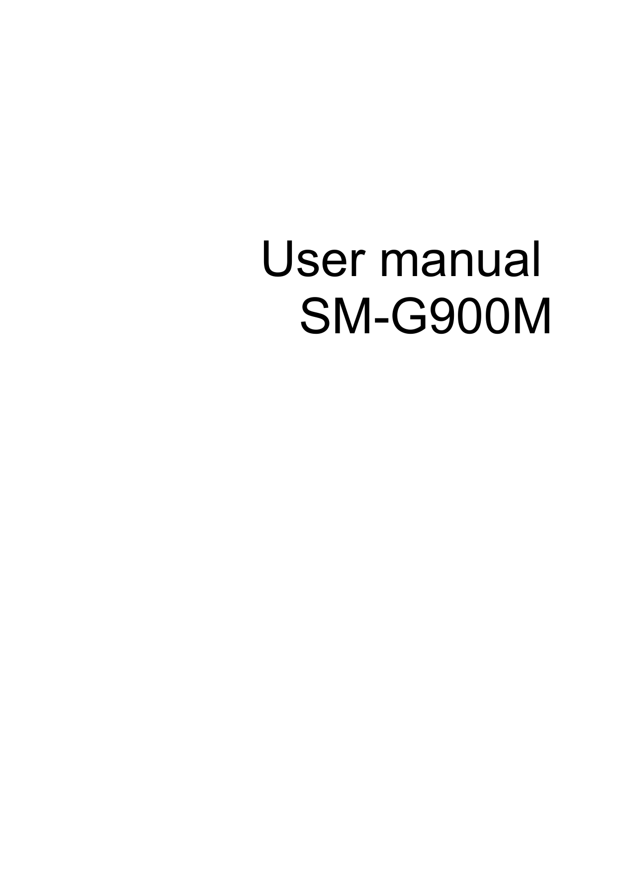         User manual SM-G900M          This device is capable of operating in Wi-Fi mode in the 2.4 and 5 GHz bands.   The FCC requires that devices operating within 5.15-5.25 GHz may only be used indoors, not outside, in order to avoid interference with MobileSatellite Services (MSS).    Therefore, do not use this device outside as a Wi-Fi hotspot or in Wi-Fi Direct mode outside when using the 5.15-5.25 GHz frequencies.    Draft 6.1 2012-09-08 Only for Approval 