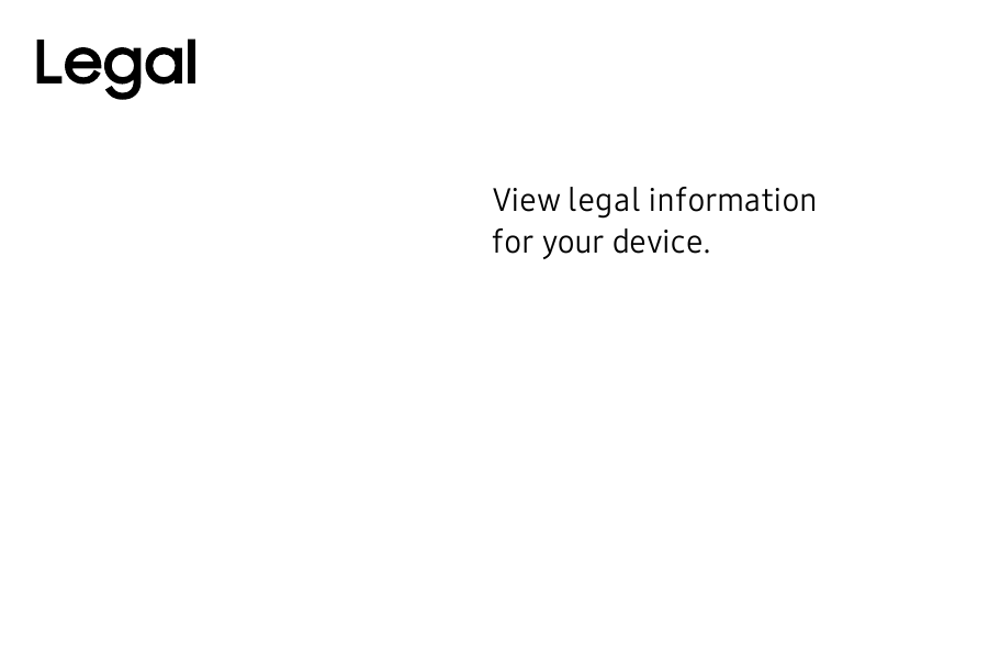 LegalView legal information foryourdevice.
