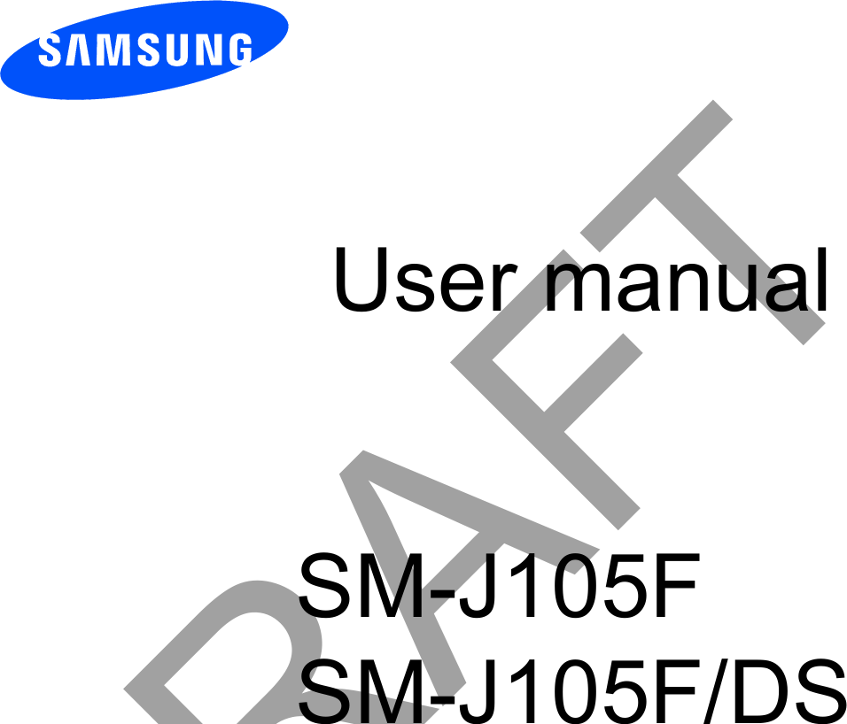 User manualSM-J105FSM-J105F/DSDRAFT