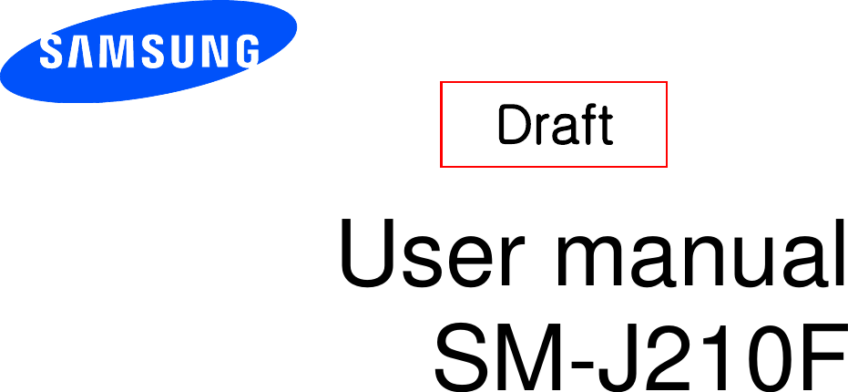       User manual SM-J210F        Draft   